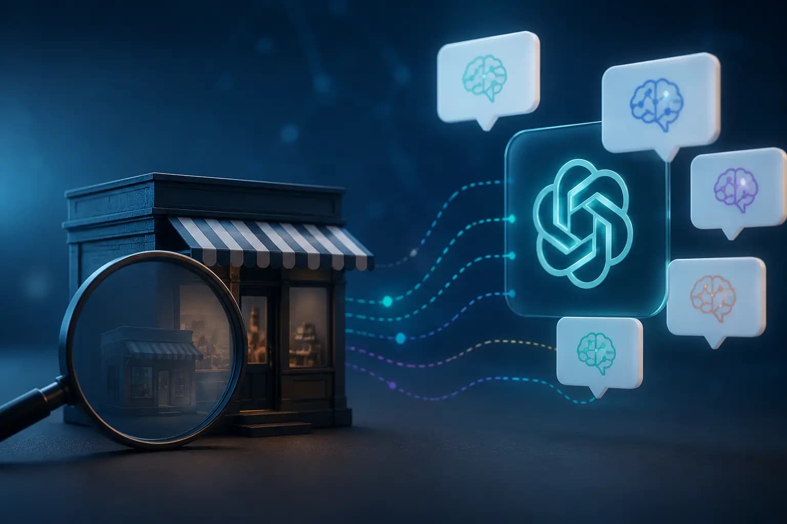Business owner searching for their company in AI-generated answers